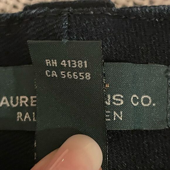 Lauren Ralph Lauren dark denim skirt condition size 12 cotton polyester western - Picture 10 of 15